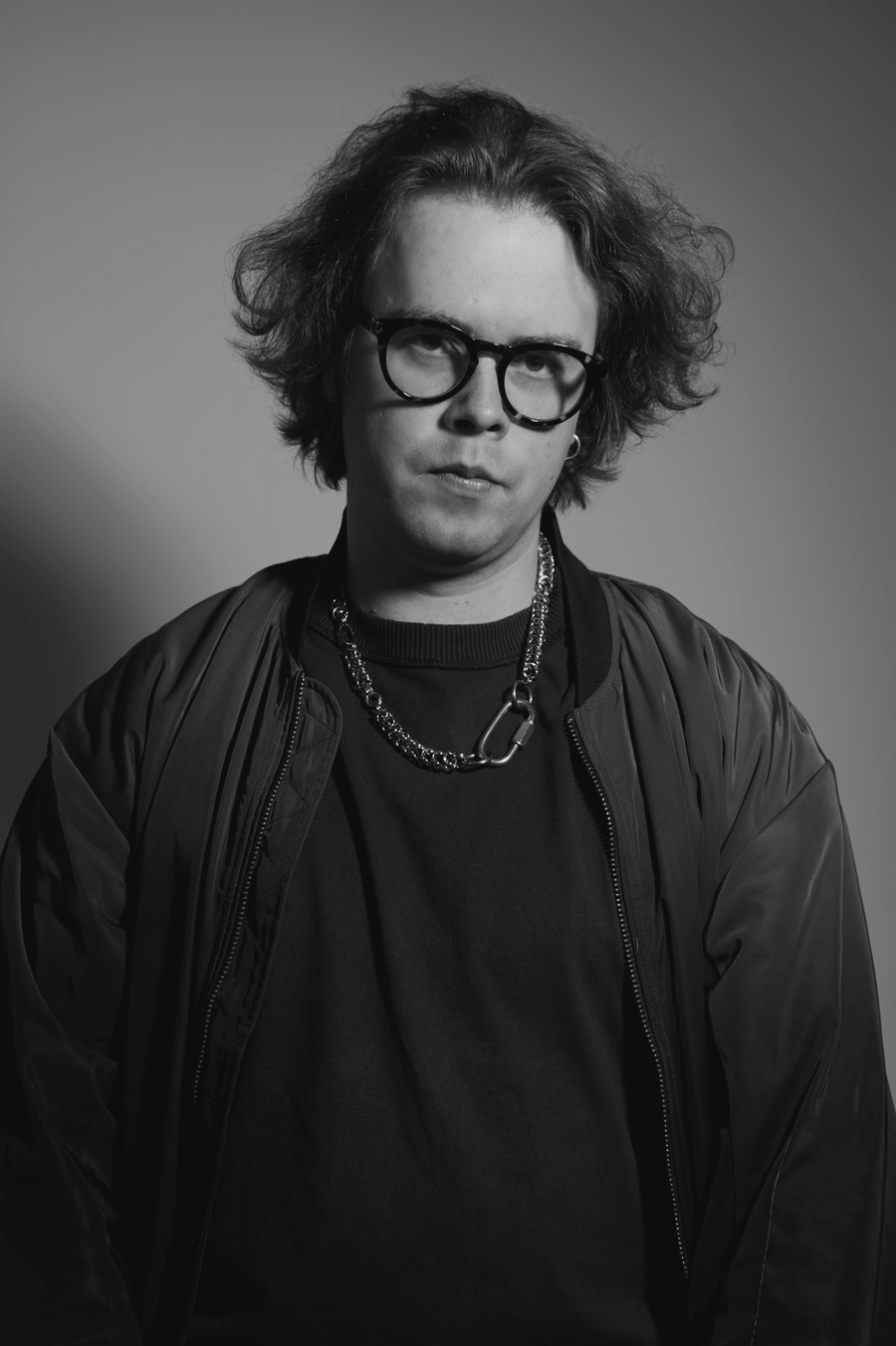 Black and white photo of Timothy Maxymenko