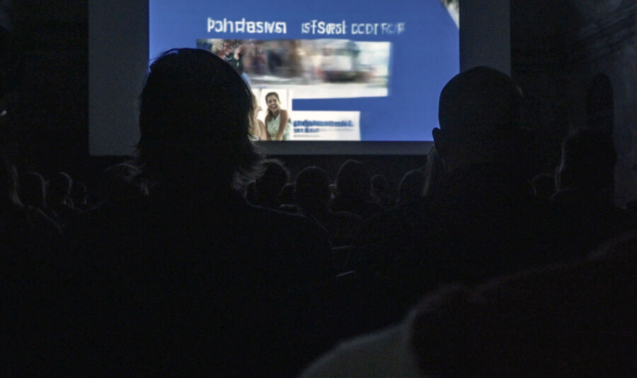 AI Cinema nights at Vienna Digital Cultures 2025 showing themes such as synthetic identities, the dissolution of truth, and speculative visions of the future.